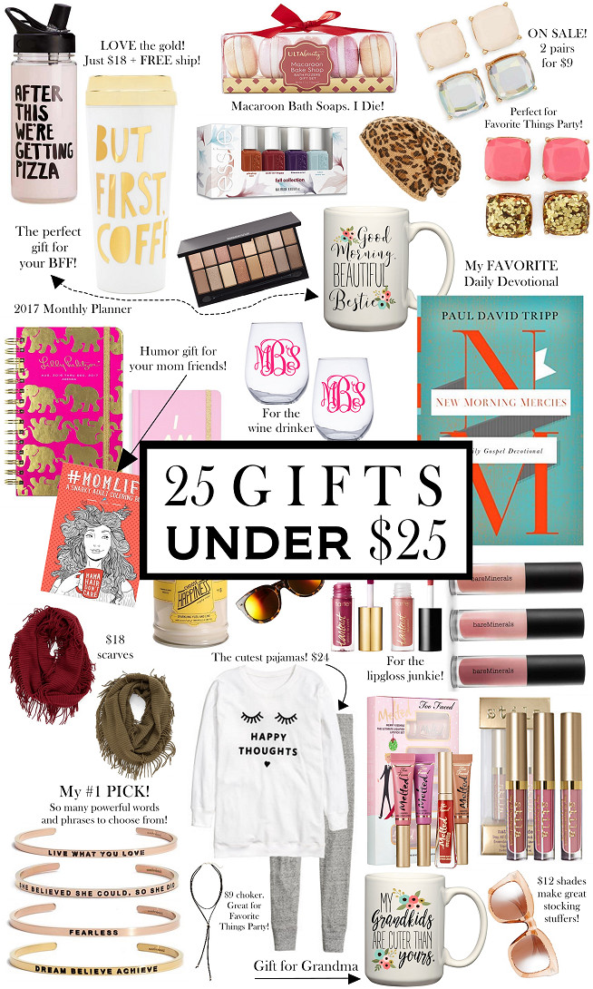 Holiday Gift Ideas For Employees Under $25
 Christmas Gifts 25 Under $25 The Sister Studio