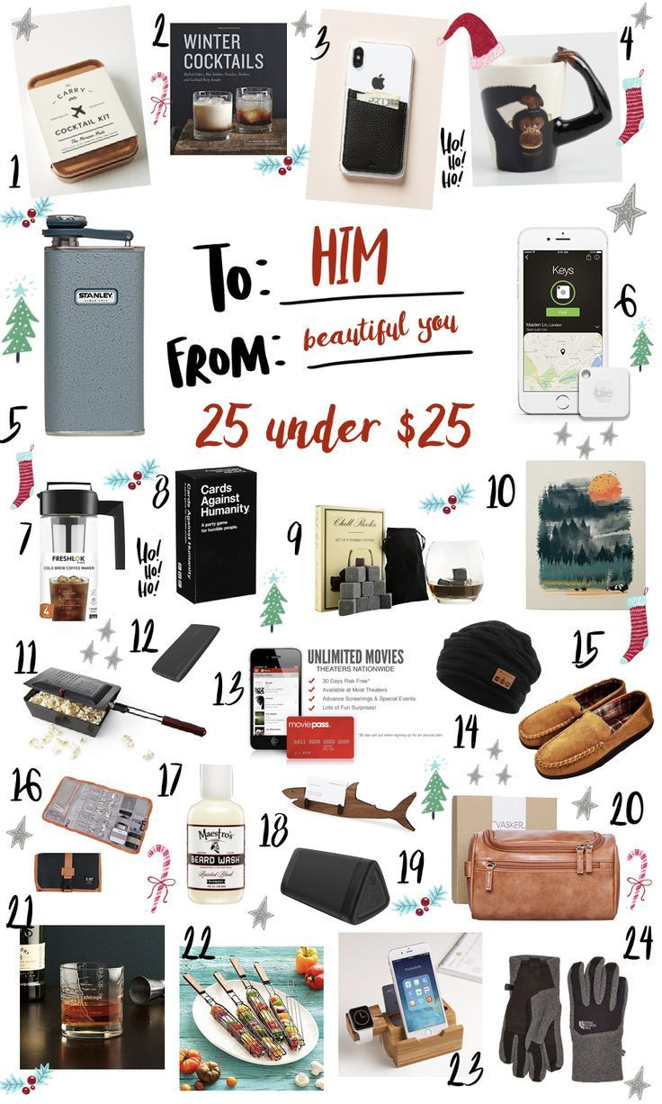 Holiday Gift Ideas For Employees Under $25
 24 Gifts Under $25 for the Men in Your Life