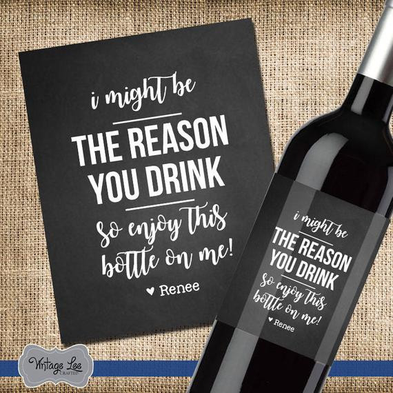 Holiday Gift Ideas For Your Boss
 Bosses Day Gift Boss Gift Bosses Day Wine Label Boss