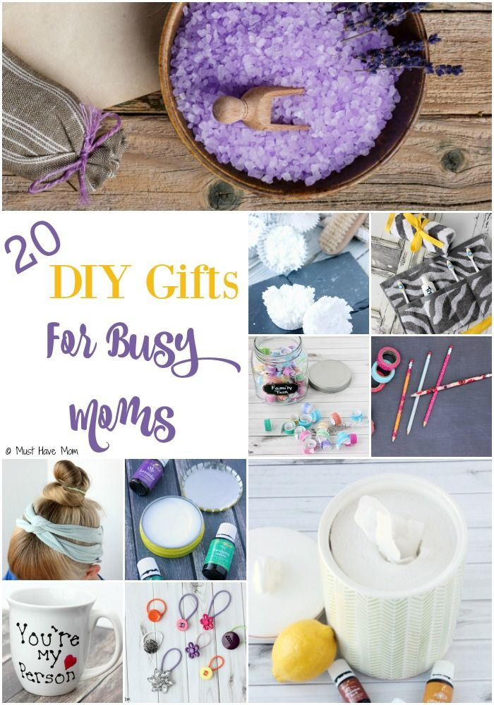 Holiday Gift Ideas Moms
 20 DIY Gifts For Busy Moms Inexpensive DIY t ideas