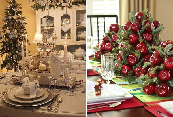 Holiday Party Decoration Ideas
 shanna blog Aranjarea mesei festive de Craciun