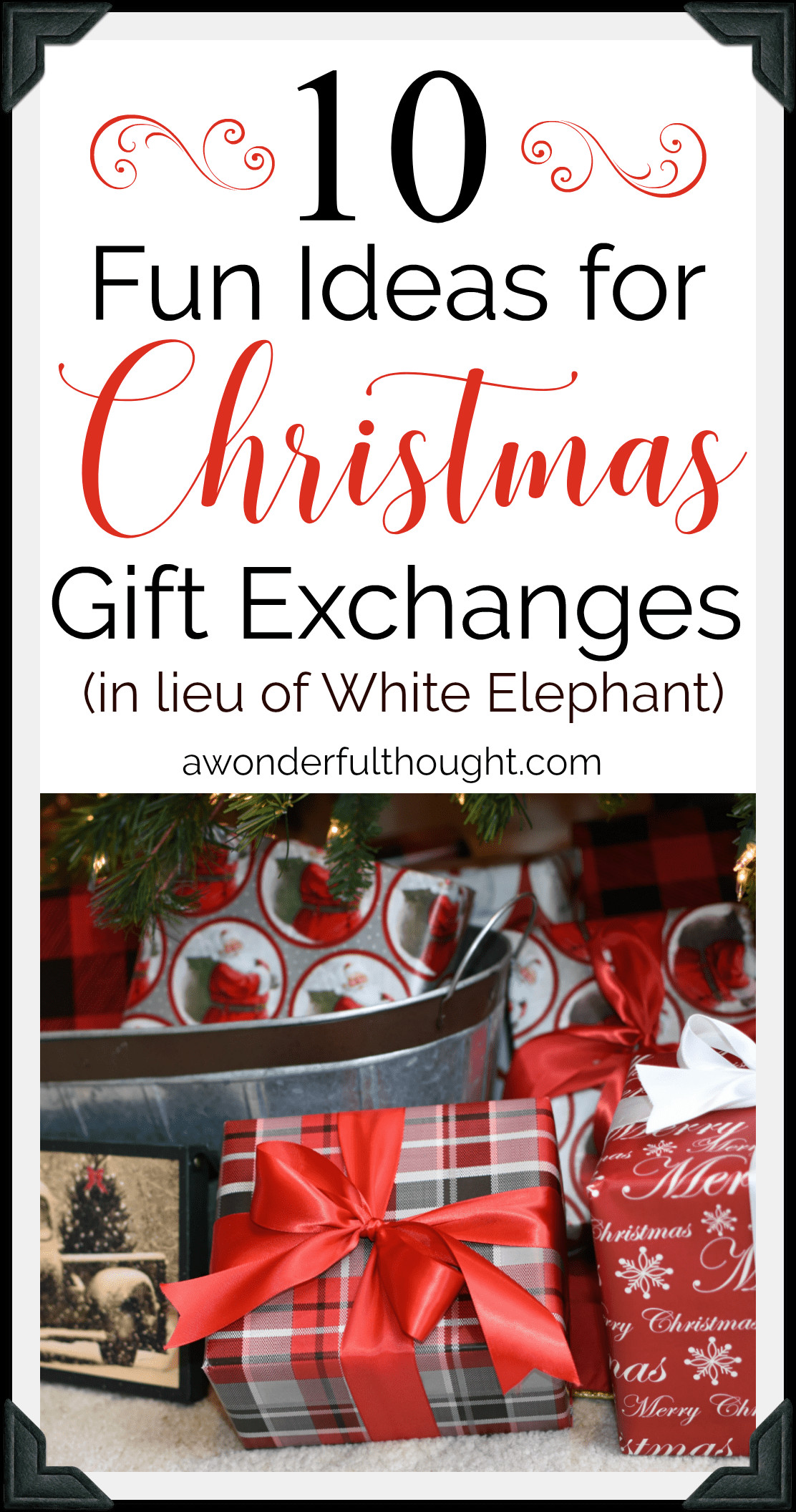 Holiday Party Gift Exchange Ideas
 Christmas Gift Exchange Ideas A Wonderful Thought