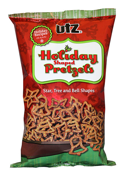 Holiday Shaped Pretzels
 Allergence by SnackSafely Utz Pretzel Holiday Shaped