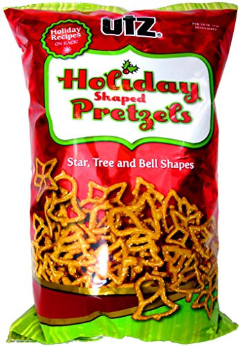 Holiday Shaped Pretzels
 Utz Holiday Shaped Pretzels Star Tree and Bell Sapes 14oz