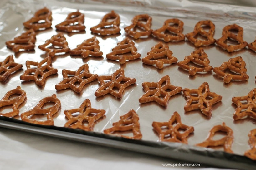 Holiday Shaped Pretzels
 How to Make Holiday Pretzels and Santa s Snack Mix PinkWhen
