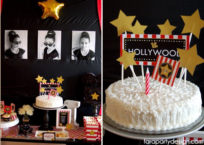 Hollywood Birthday Party Ideas
 Kara s Party Ideas Hollywood Glam Birthday Party