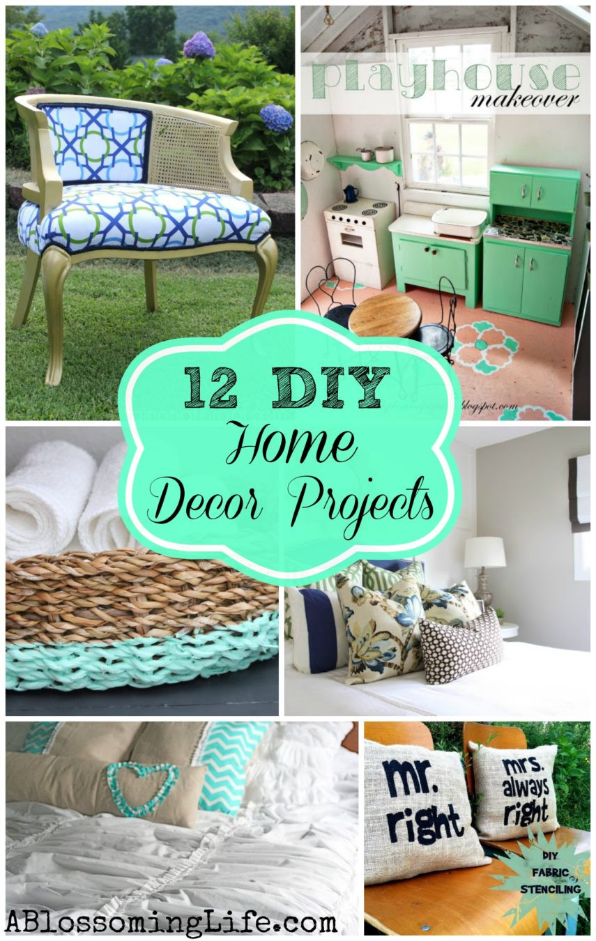 Home Decor DIY
 12 Inspiring DIY Home Decor Projects A Blossoming Life