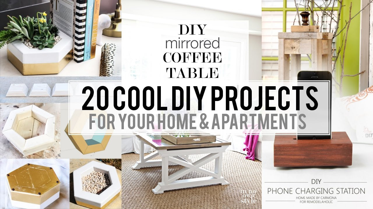 Home Decor DIY
 20 Cool Home decor DIY Project