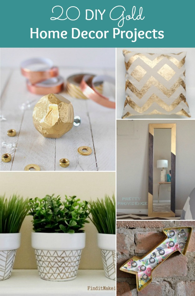 Home Decor DIY
 20 DIY Gold Home Decor Projects