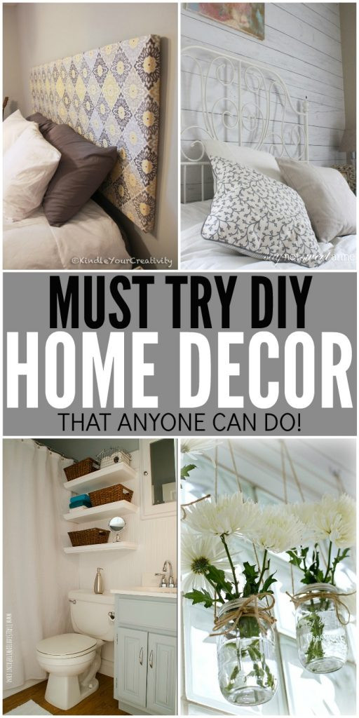 Home Decor DIY
 DIY Home Decor Ideas That Anyone Can Do