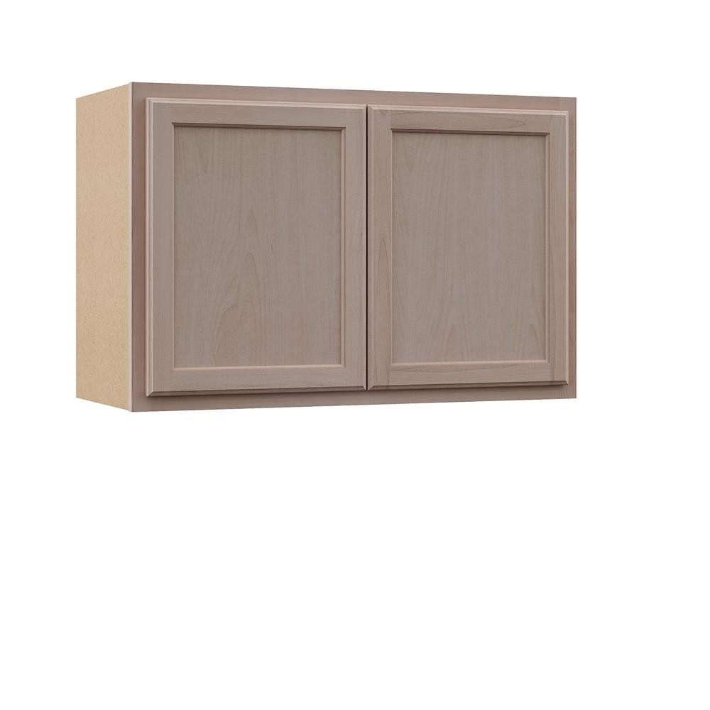 Home Depot Unfinished Kitchen Cabinets
 Assembled 36x23 5x12 in Wall Bridge Cabinet in Unfinished