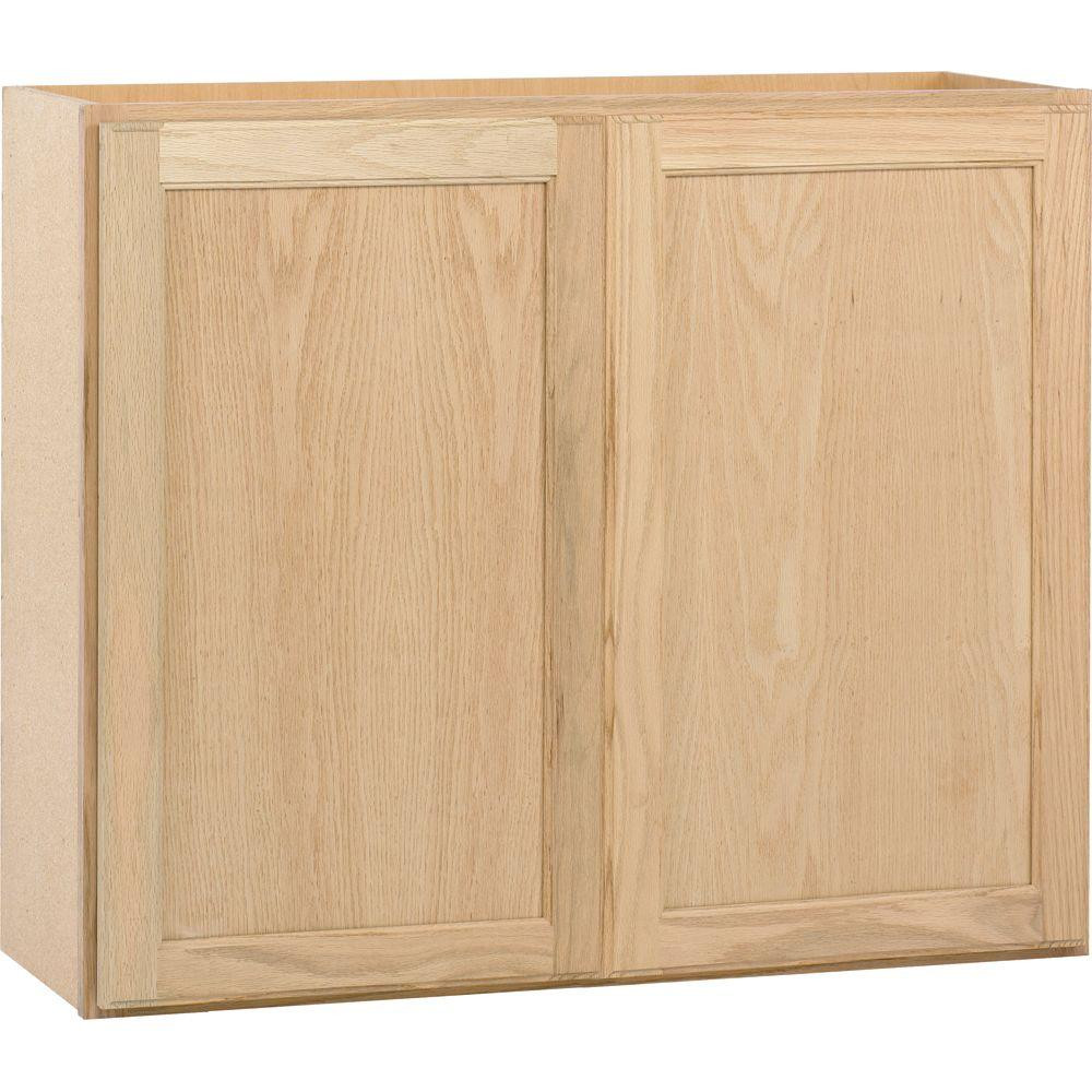 Home Depot Unfinished Kitchen Cabinets
 Assembled 36x30x12 in Wall Kitchen Cabinet in Unfinished