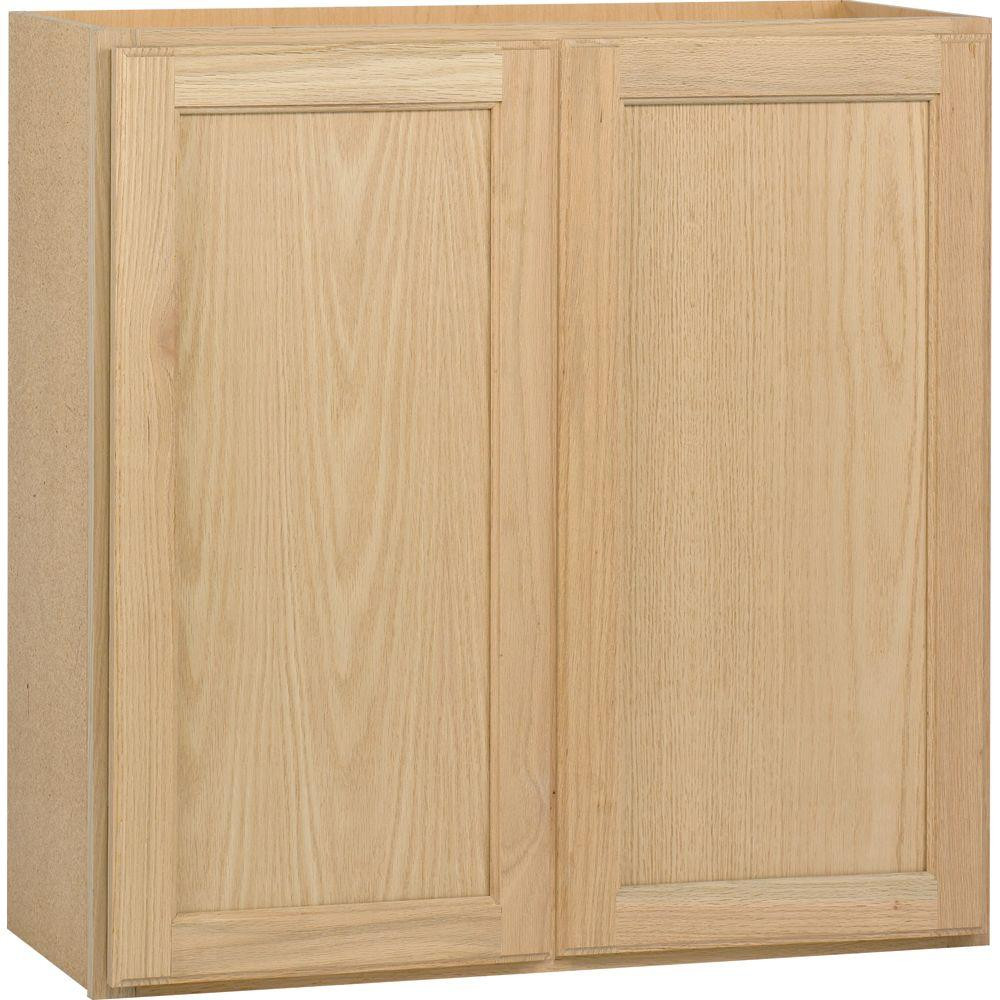 Home Depot Unfinished Kitchen Cabinets
 Assembled 30x30x12 in Wall Kitchen Cabinet in Unfinished