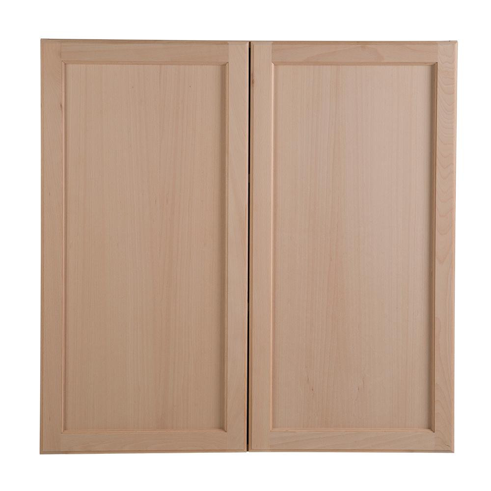 Home Depot Unfinished Kitchen Cabinets
 Hampton Bay Easthaven Assembled 36x36x12 in Wall Cabinet