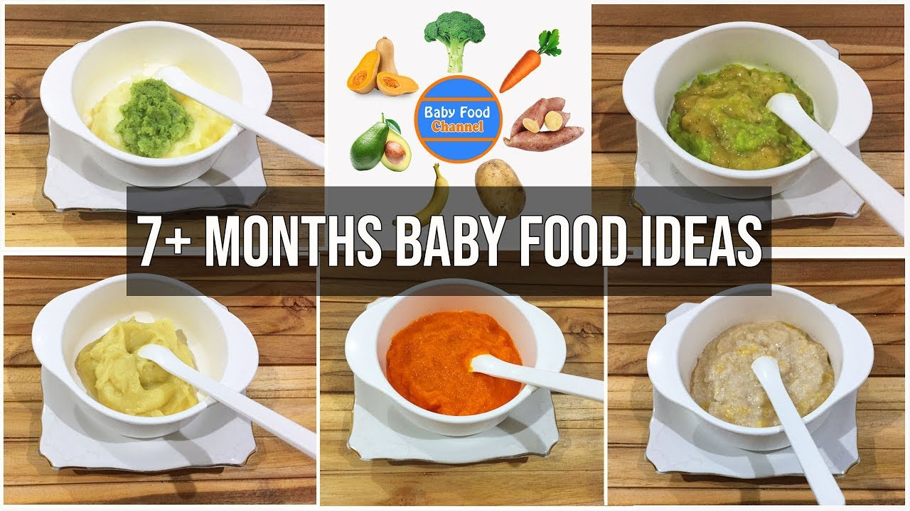 Homemade Baby Food Recipe
 7 Months Baby Food Ideas – 5 Healthy Homemade Baby Food
