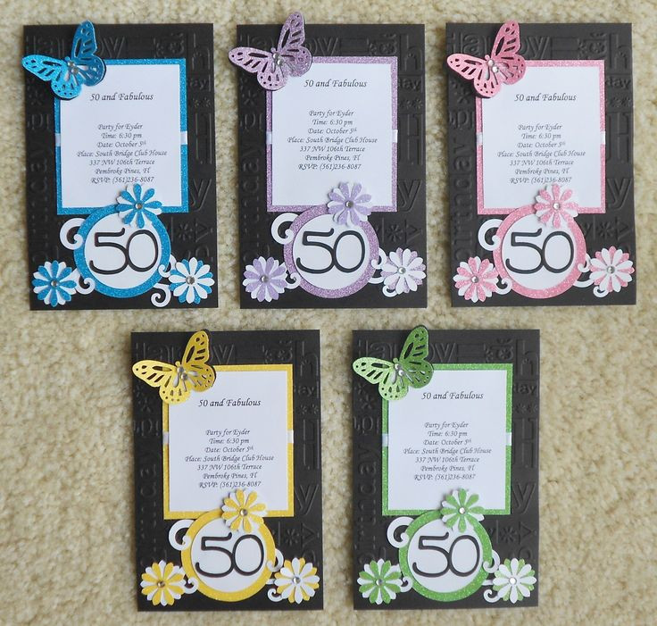 Homemade Birthday Invitations
 37 best images about Invitations to make on Pinterest