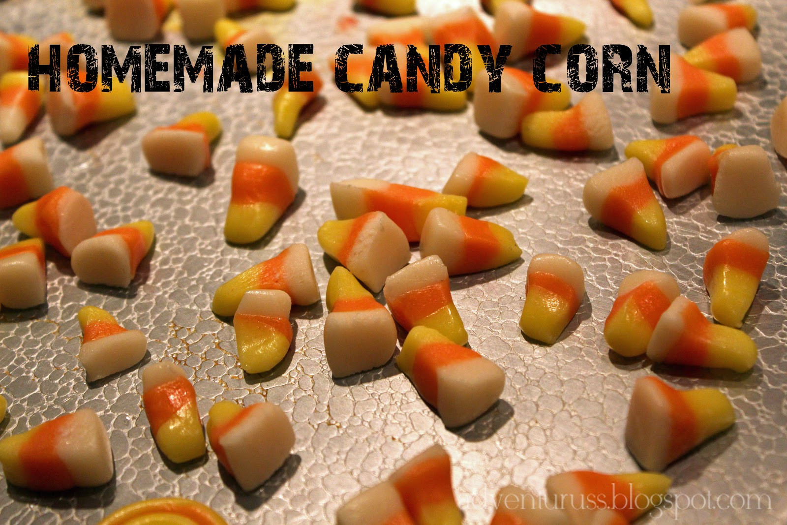 Homemade Candy Corn
 adventuruss homemade candy corn
