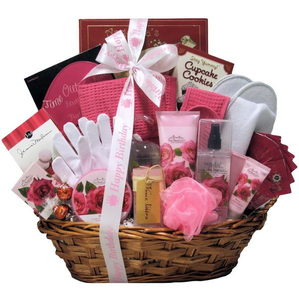 Homemade Gift Basket Ideas For Women
 Spa birthday t basket for women