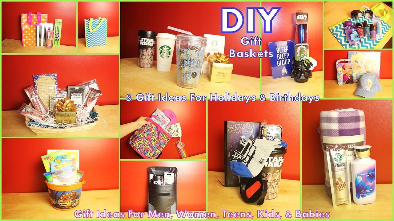 Homemade Gift Basket Ideas For Women
 DIY Gift Baskets & Gift Ideas How To Assemble For Men