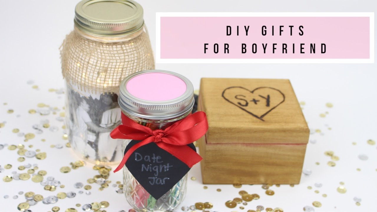 Homemade Gift Ideas Boyfriend
 3 DIY Gifts For Boyfriend Husband ♥