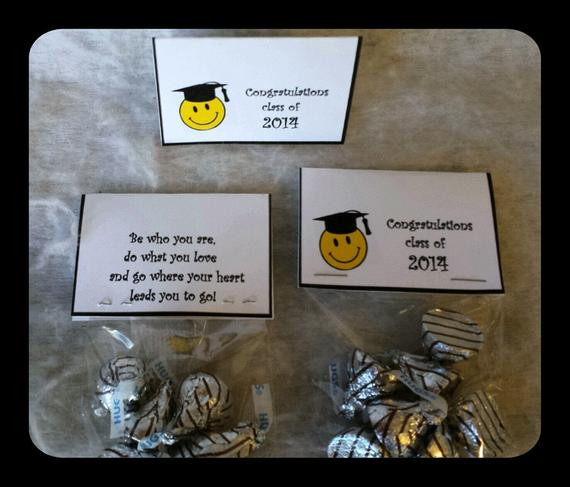 Homemade Graduation Party Favor Ideas
 Items similar to 2014 Graduation Smiley Printable Bag