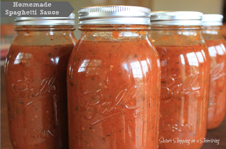 Homemade Spaghetti Sauce With Fresh Tomatoes For Canning
 Canning Homemade Spaghetti Sauce