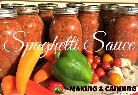 Homemade Spaghetti Sauce With Fresh Tomatoes For Canning
 Canning Homemade Spaghetti Sauce Farm Fresh For Life
