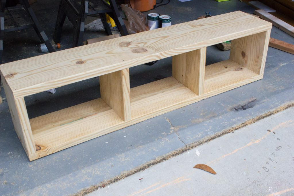 Homemade Storage Bench
 DIY Aztec Patterned Storage Bench BEHRBox Challenge