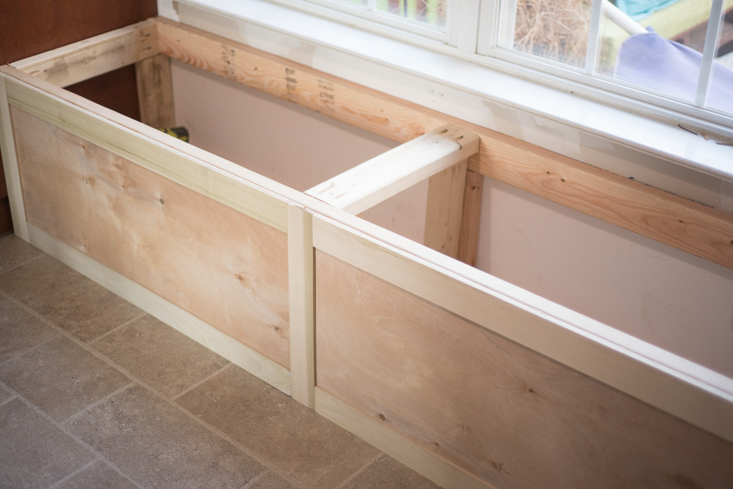 Homemade Storage Bench
 DIY BUILT IN STORAGE BENCH TUTORIAL