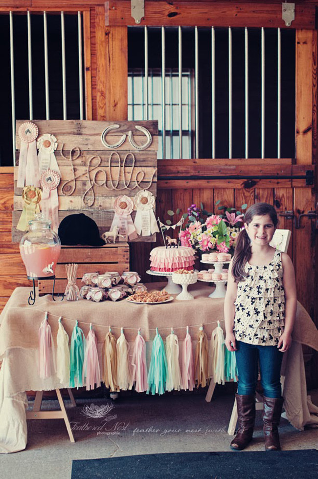 Horse Riding Birthday Party
 Equestrian party Halle is 8