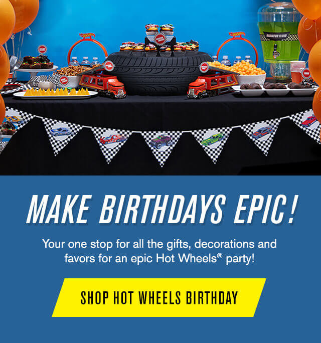 Hot Wheels Birthday Party Decorations
 Hot Wheels Birthday Party Ideas & Party Themes