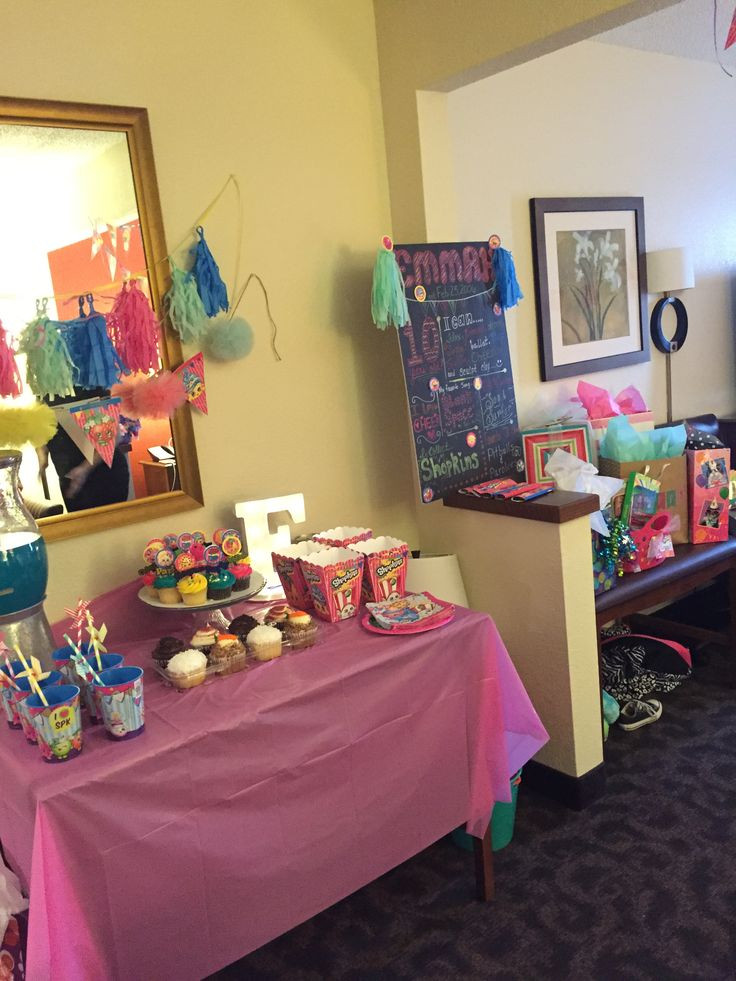 Hotel Birthday Party For Kids
 Shopkins slumber party
