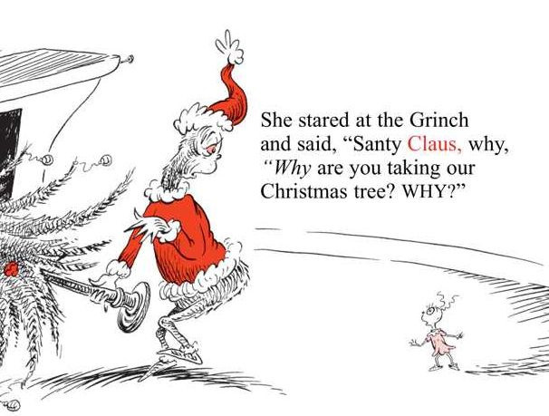 How The Grinch Stole Christmas Book Quotes
 In honor of Cindy Lou Who the girl who singlehandedly