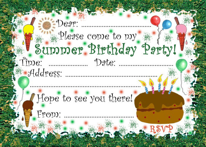 How To Create A Birthday Invitation
 Invitation Cards for Birthday Party