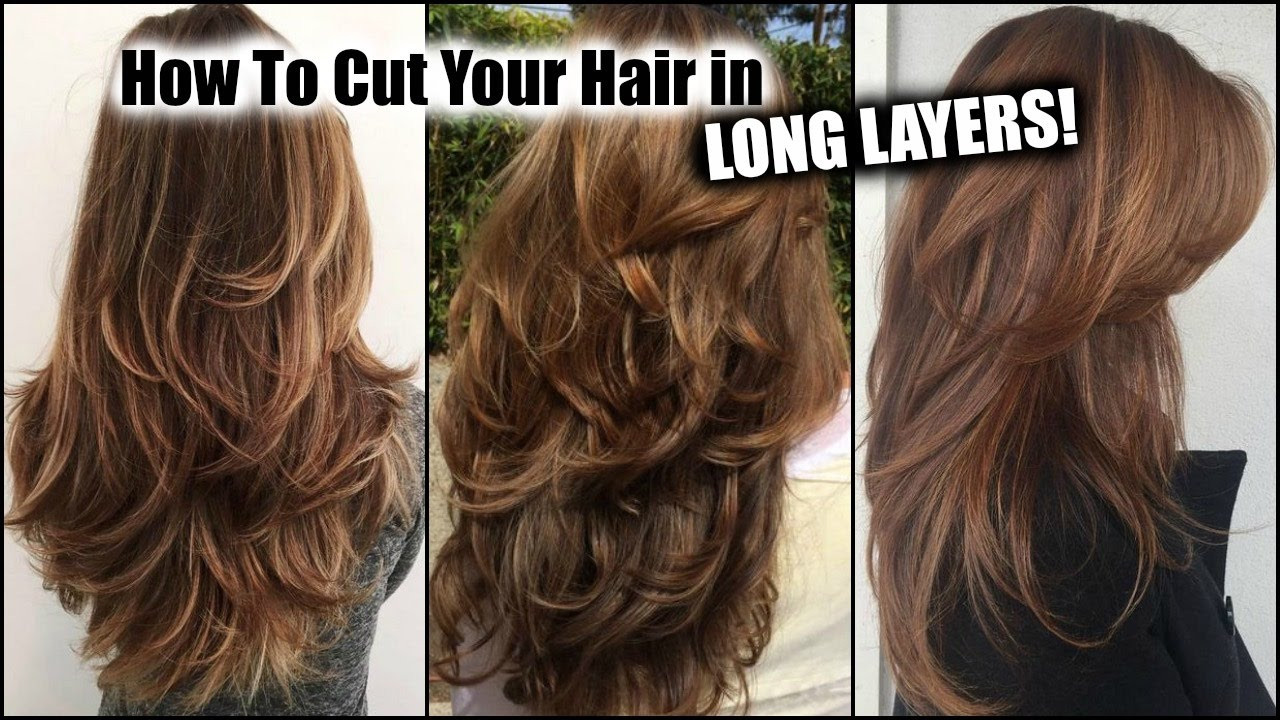 How To Cut Layers In Medium Hair
 HOW I CUT MY HAIR AT HOME IN LONG LAYERS │ Long Layered