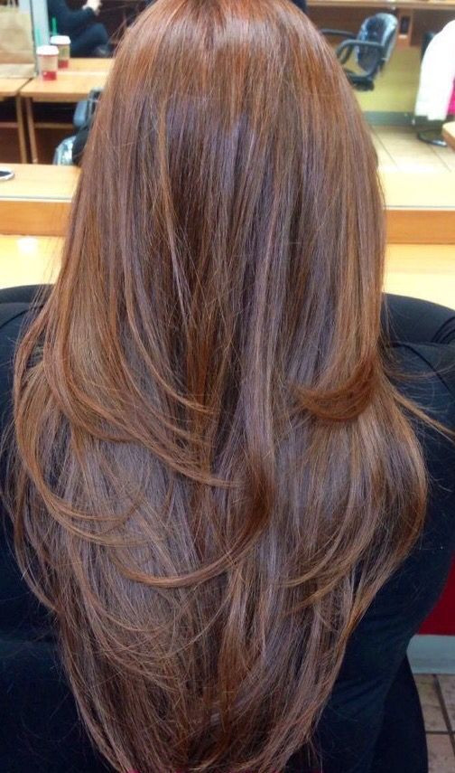How To Cut Layers In Medium Hair
 Long Round Layers …