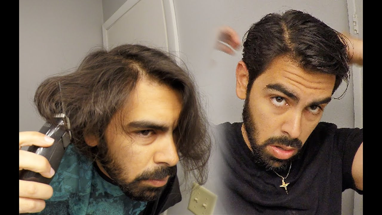 How To Cut Mens Long Hair With Clippers
 Self Haircut Long Hair How to Cut Your Own Hair
