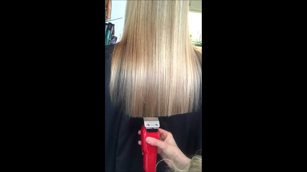 How To Cut Women'S Hair With Clippers
 cutting long hair with clipper ellen naaktgeboren