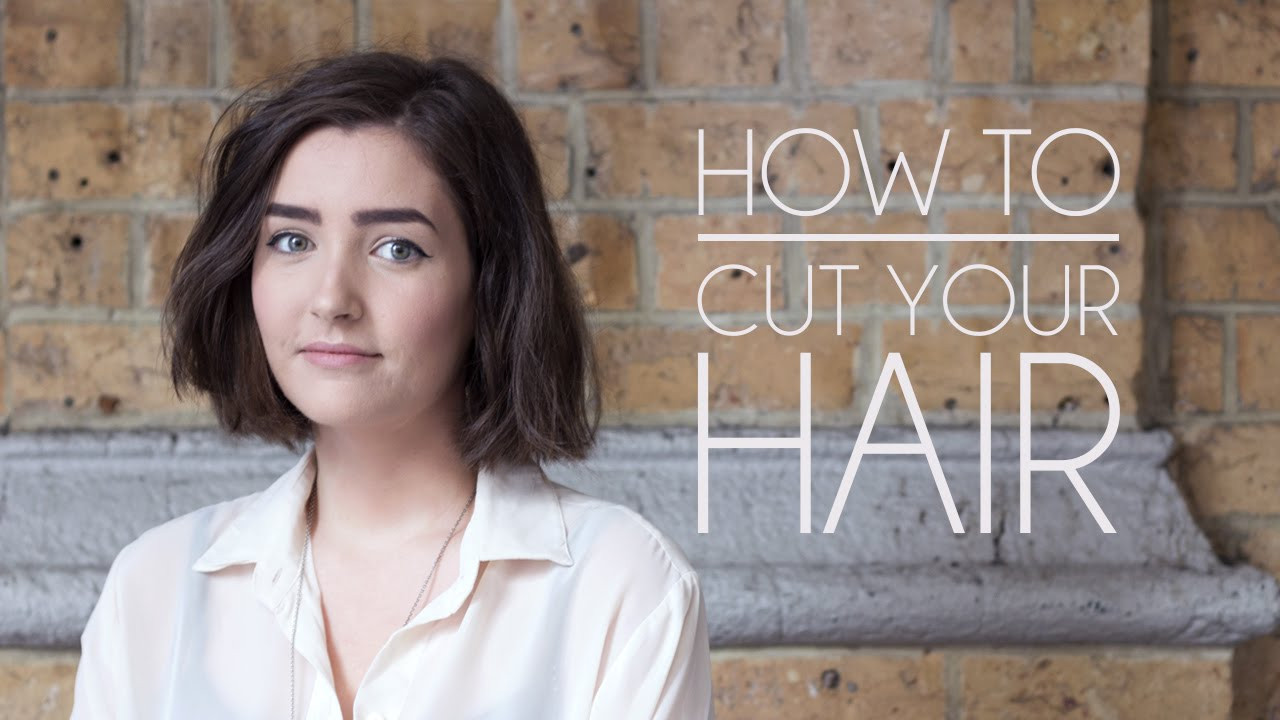 How To Cut Your Hair Short
 How to Cut Your Own Hair Short Hair Bob