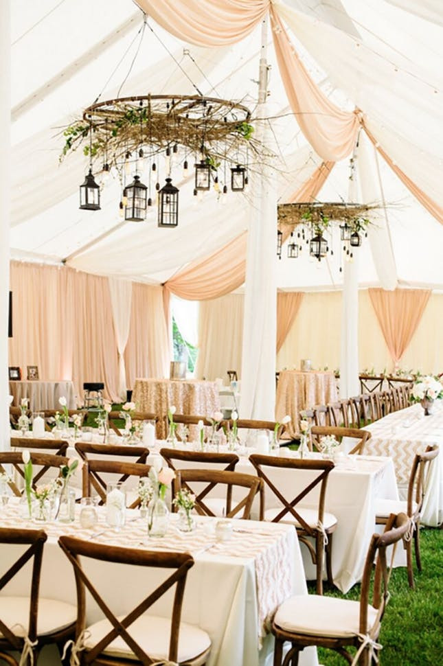 How To Decorate A Tent For A Wedding
 15 Gorgeous Ways to Decorate Your Wedding Tent