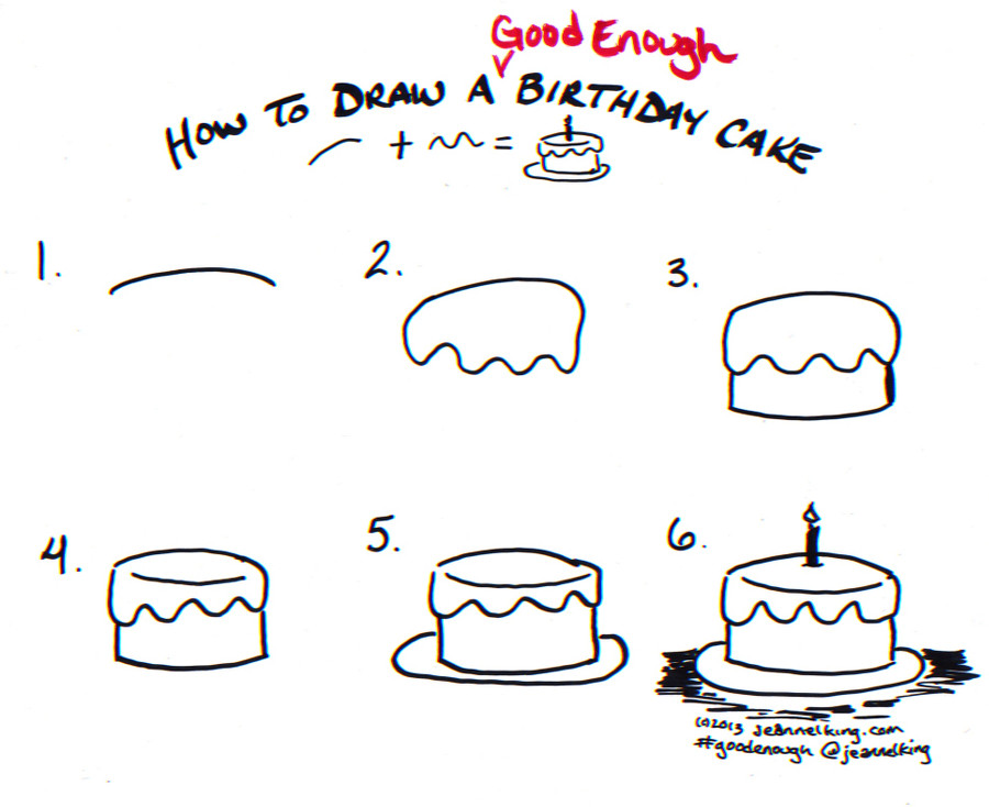 How To Draw A Birthday Cake
 jeannelking