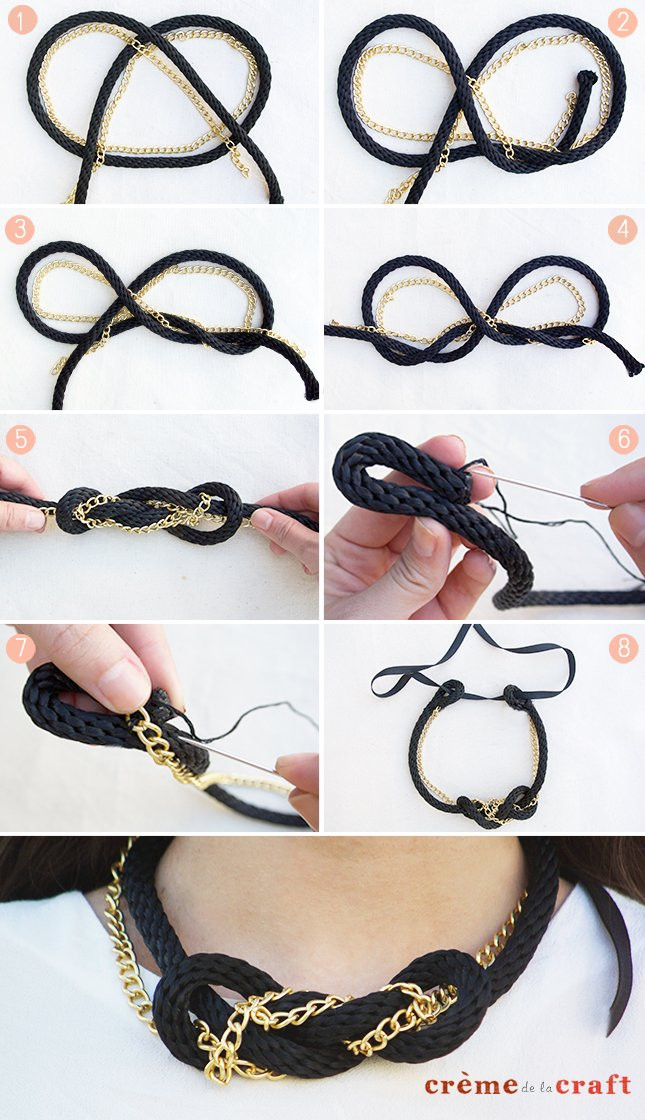 How To Get Knots Out Of Necklaces
 DIY Jewelry 15 DIY Chain Statement Necklaces