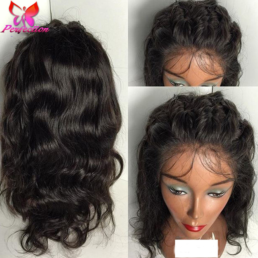 Human Full Lace Wigs With Baby Hair
 7a Lace Front Human Hair Wigs Glueless Full Lace Human