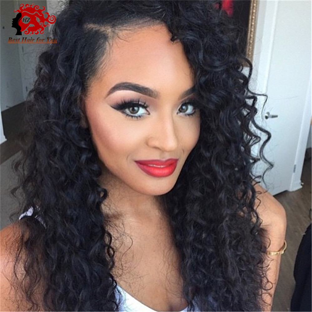 Human Full Lace Wigs With Baby Hair
 Bbrazilian virgin curly full lace wigs with baby hair