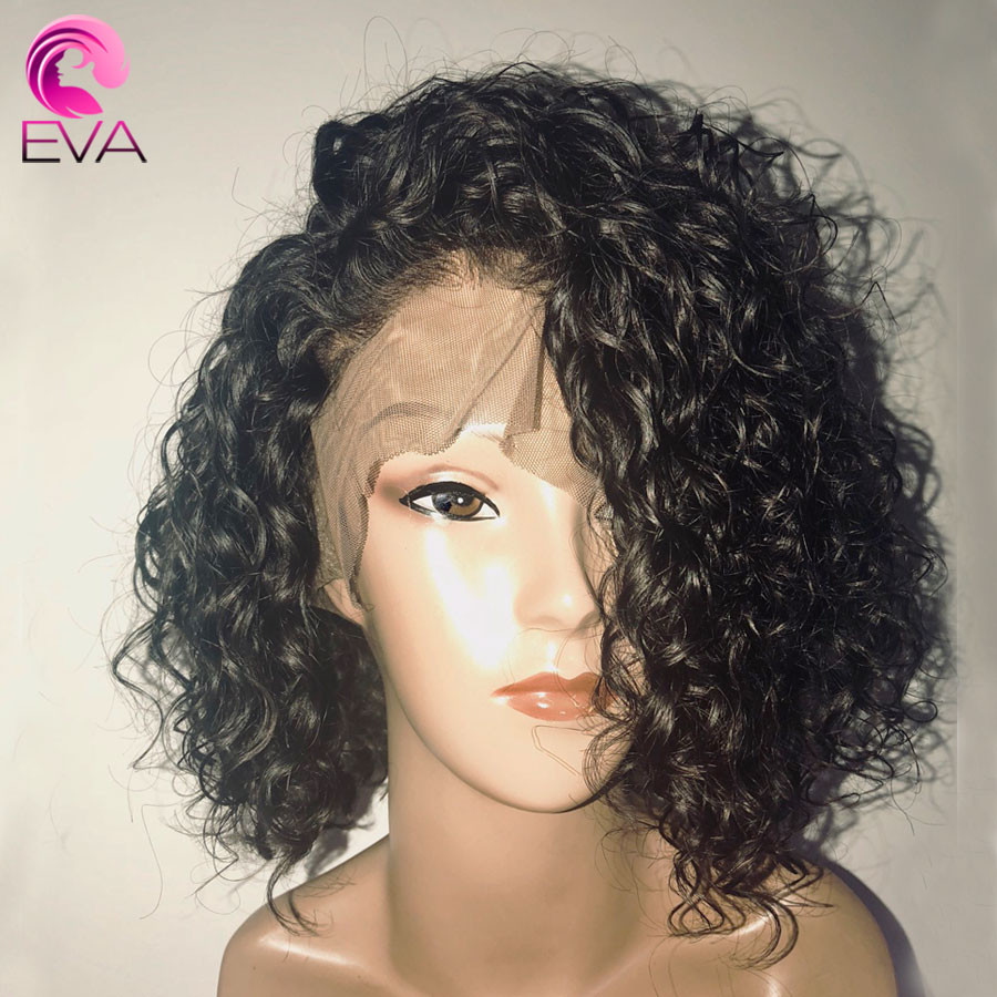 Human Full Lace Wigs With Baby Hair
 Eva Hair Short Full Lace Human Hair Wigs With Baby Hair