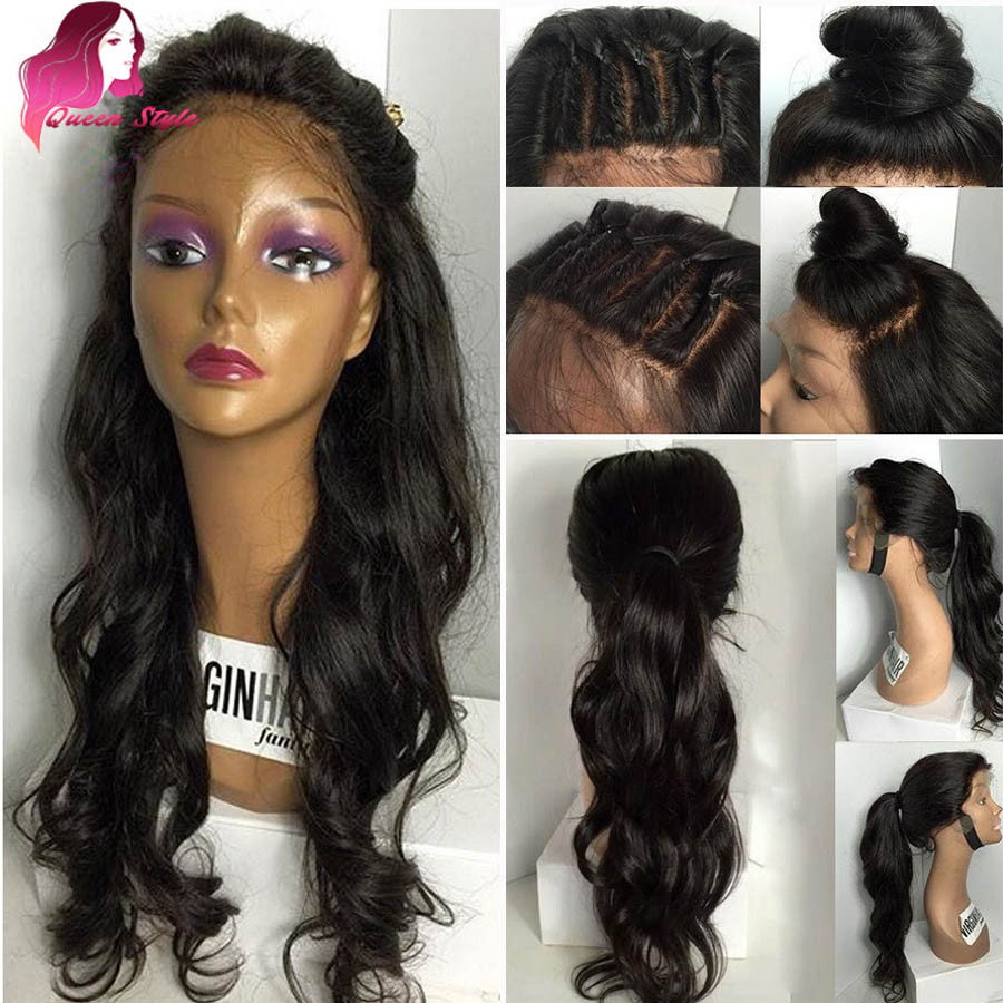 Human Full Lace Wigs With Baby Hair
 Full Lace Human Hair Wigs For Black Women Brazilian