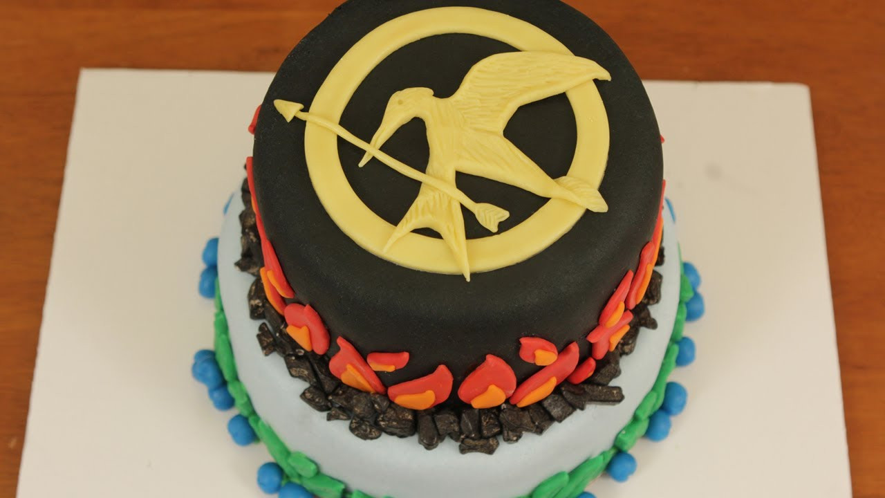 Hunger Games Birthday Cake
 HUNGER GAMES CAKE NERDY NUMMIES
