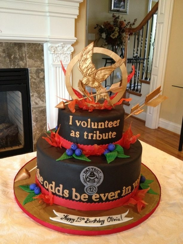 Hunger Games Birthday Cake
 Top Hunger Games Cakes CakeCentral