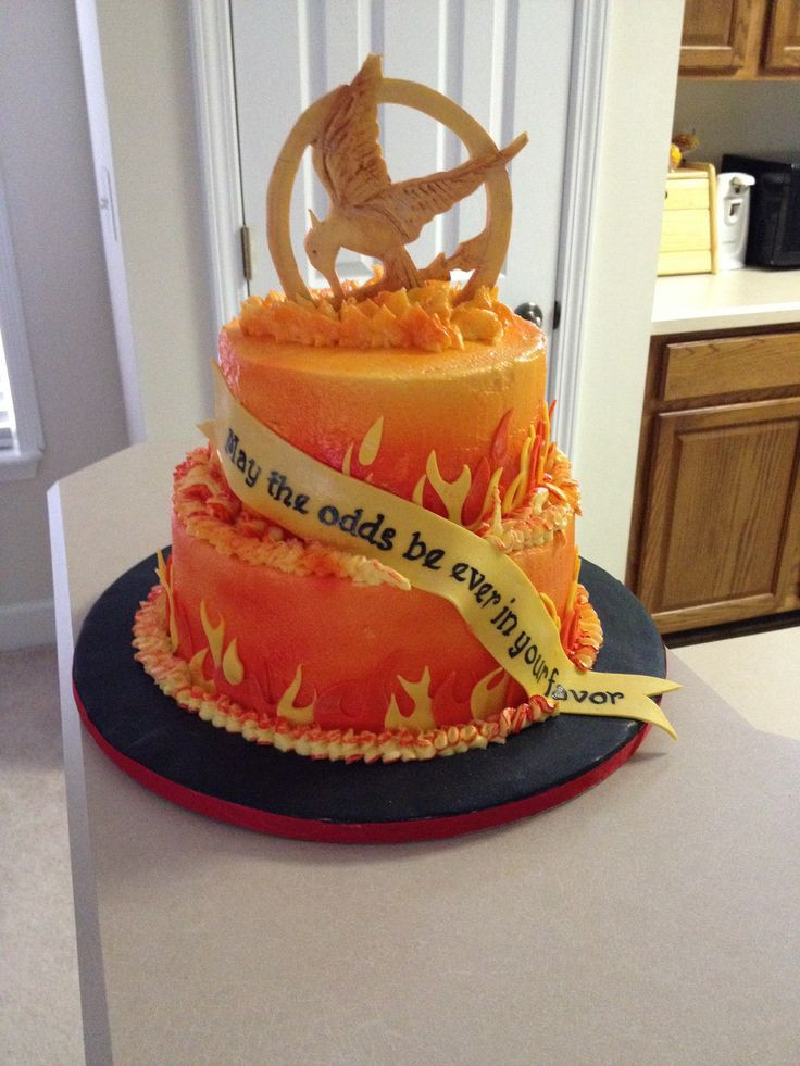 Hunger Games Birthday Cake
 Stay Alive with These Hunger Games Treats
