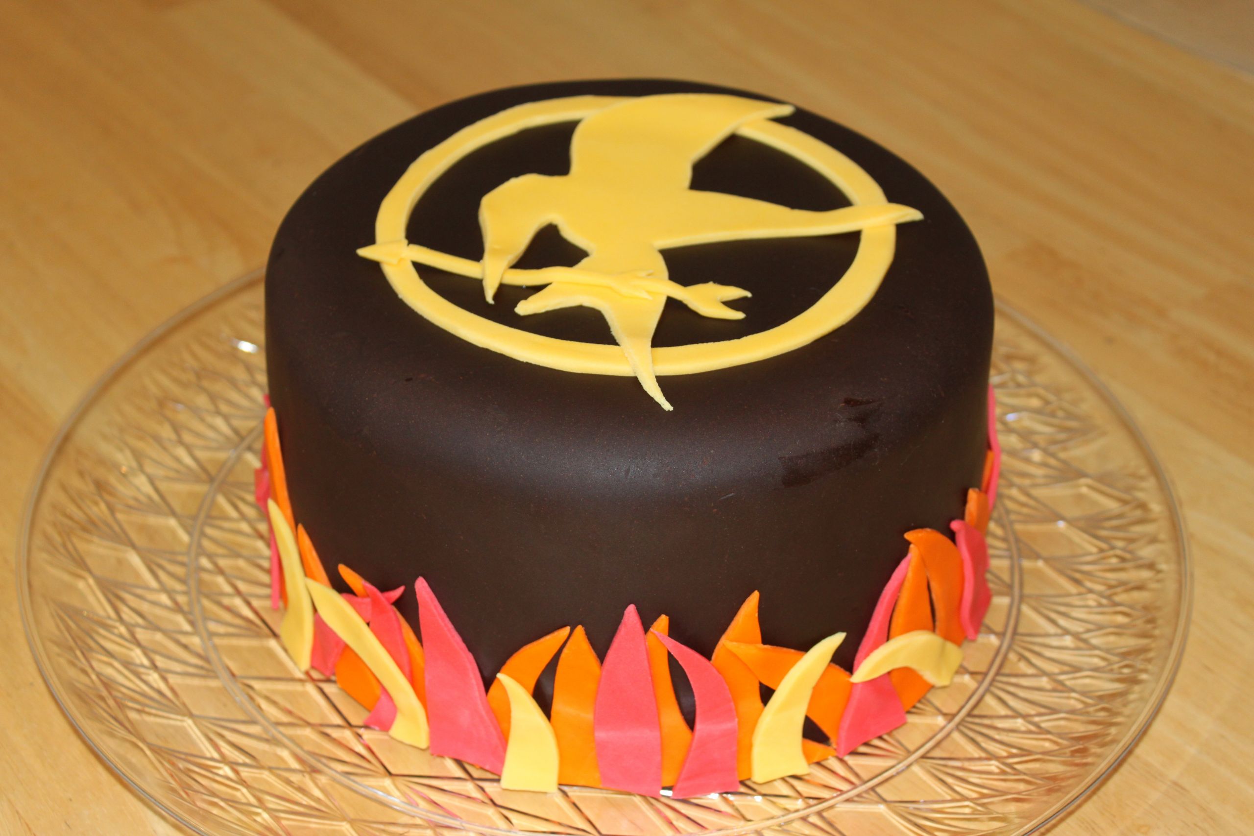 Hunger Games Birthday Cake
 Hunger Games Fondant Birthday Cake